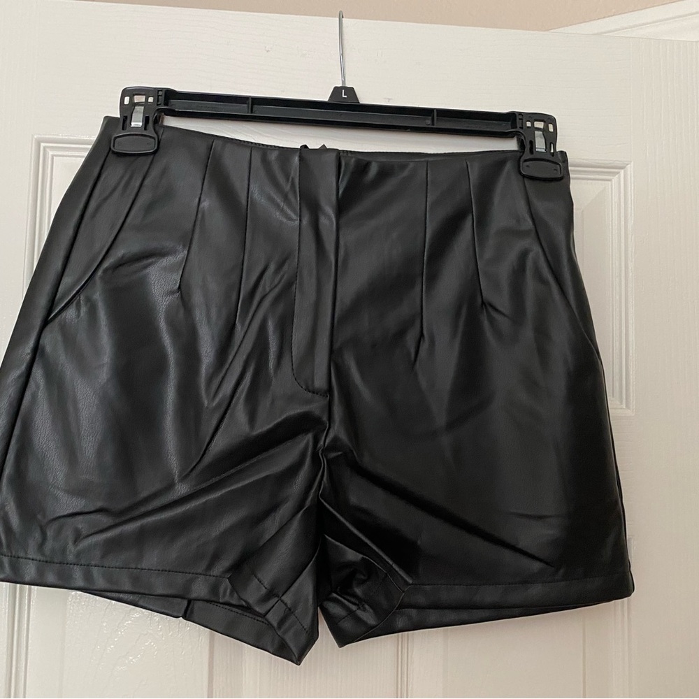 Chocolate Black High Waist Shorts